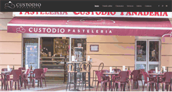 Desktop Screenshot of pasteleriacustodio.com